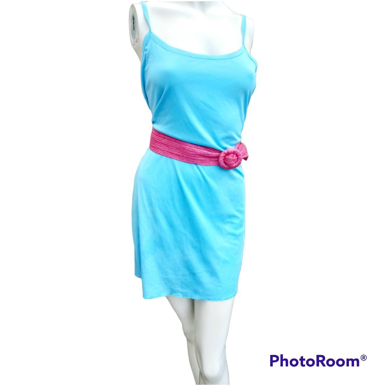 Vintage y2k baby blue slip dress. Perfect addition... Depop