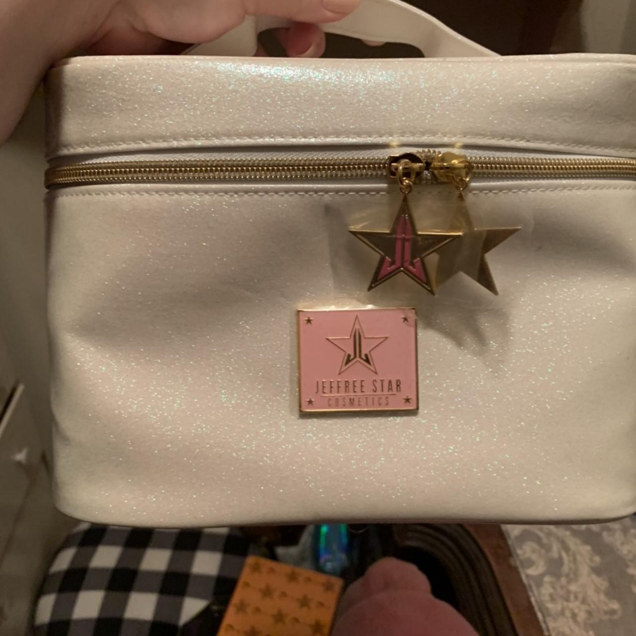 Jeffree Star deals White Glitter bag