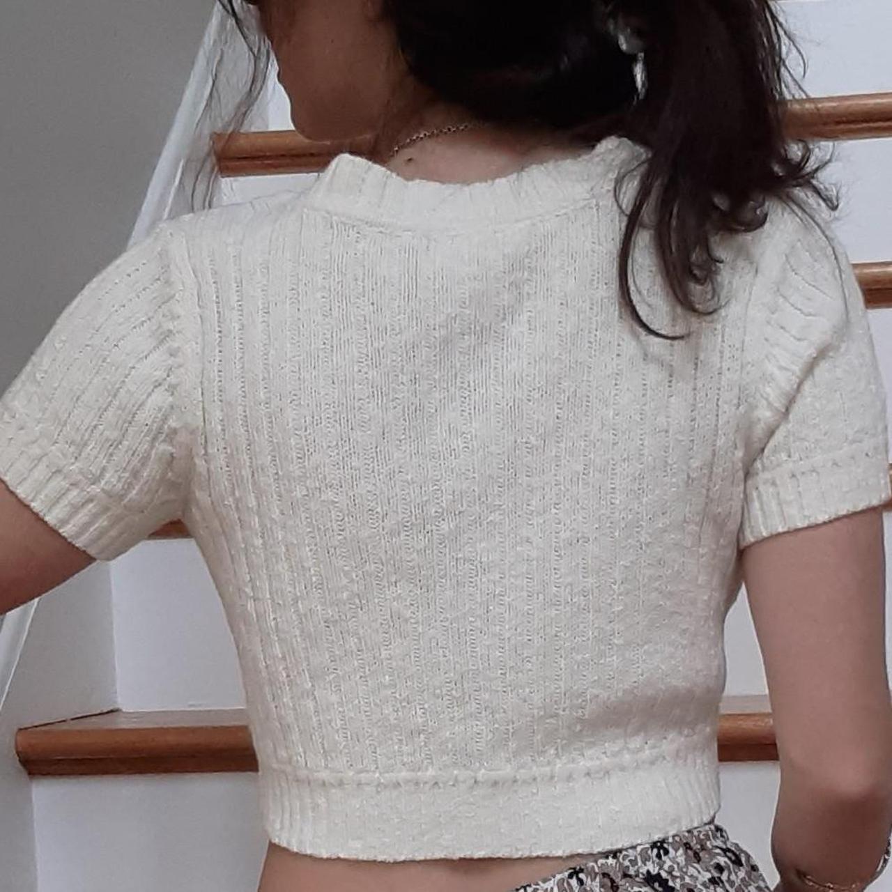 Product Image 4 - NWT white Cotton Crop sweater
This