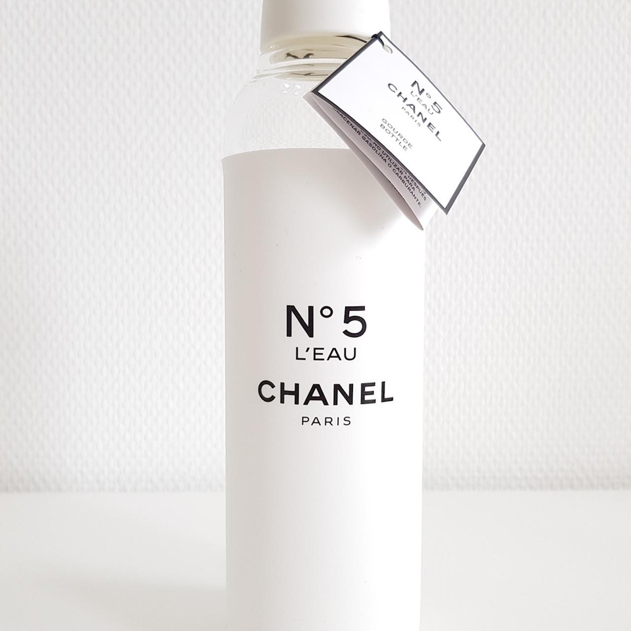 Chanel Factory No. 5 L'eau White Glass Reusable - Depop