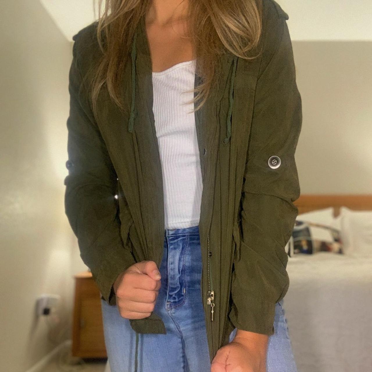Brandy Melville olive jacket Depop