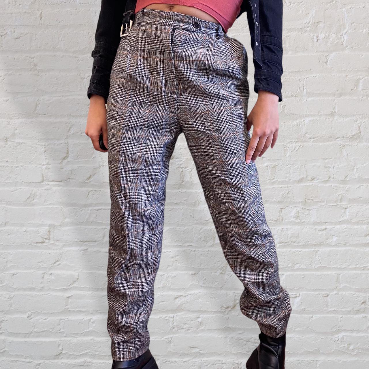 Product Image 1 - vintage wool plaid checked trousers