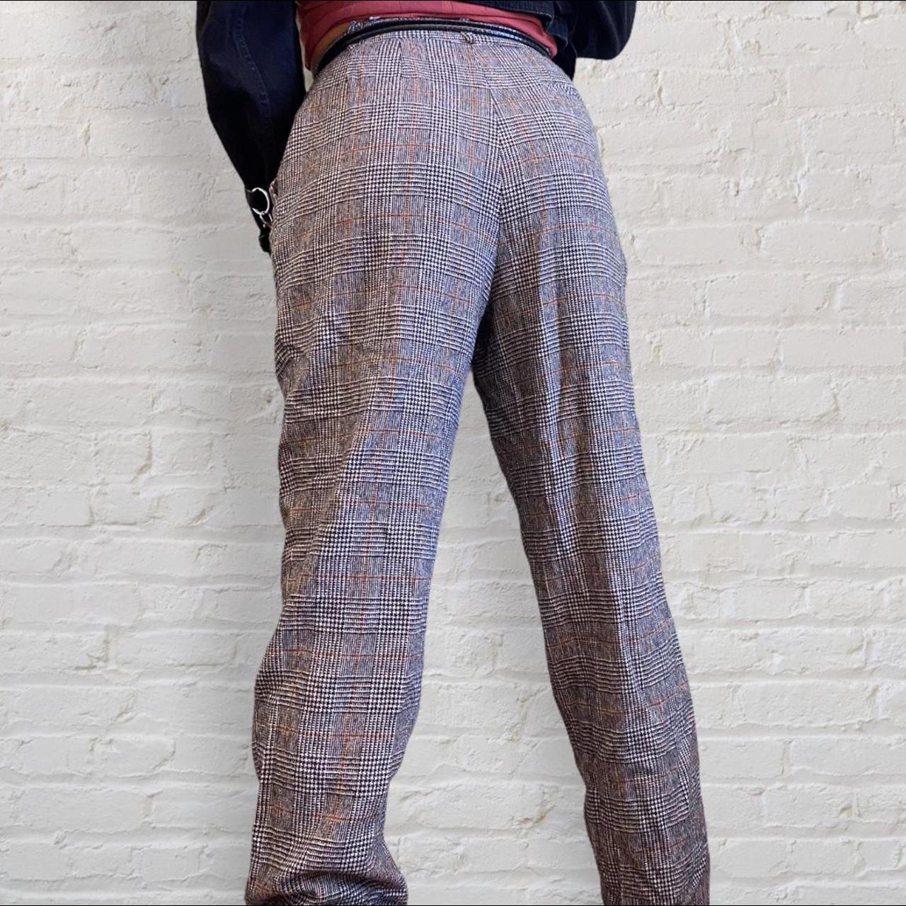Product Image 3 - vintage wool plaid checked trousers