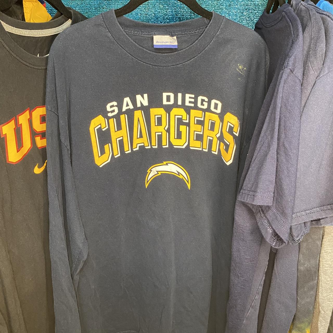 Vintage Reebok San Diego Chargers long sleeve. San... - Depop