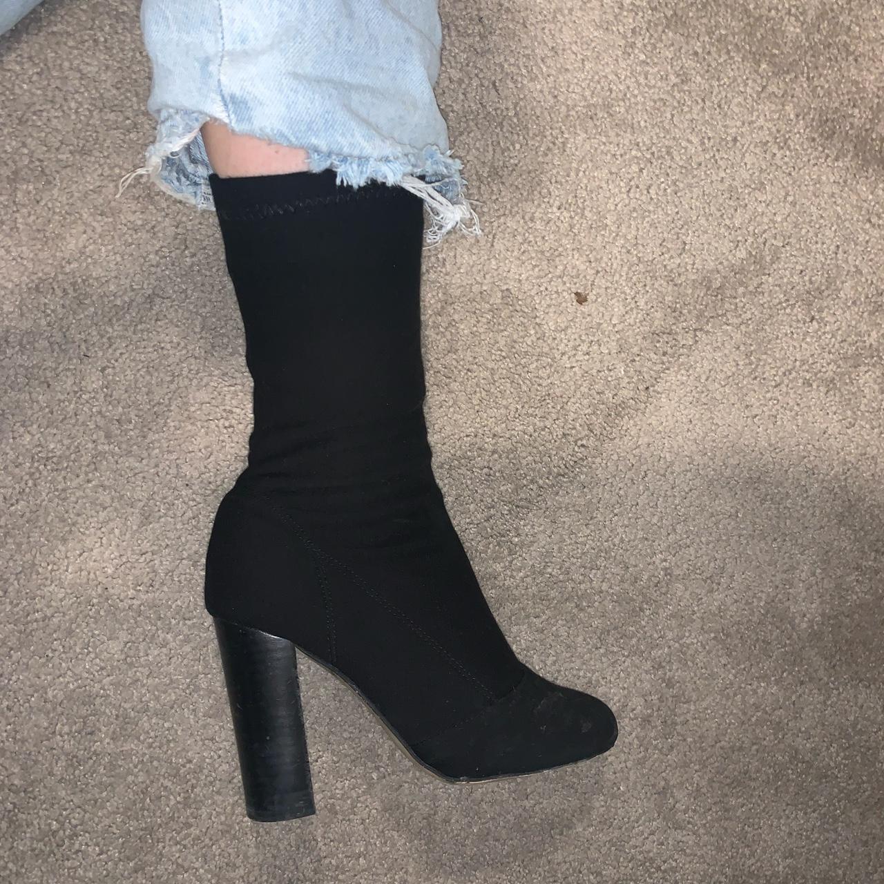 Wayne Cooper sock high heel boots Black Only... Depop