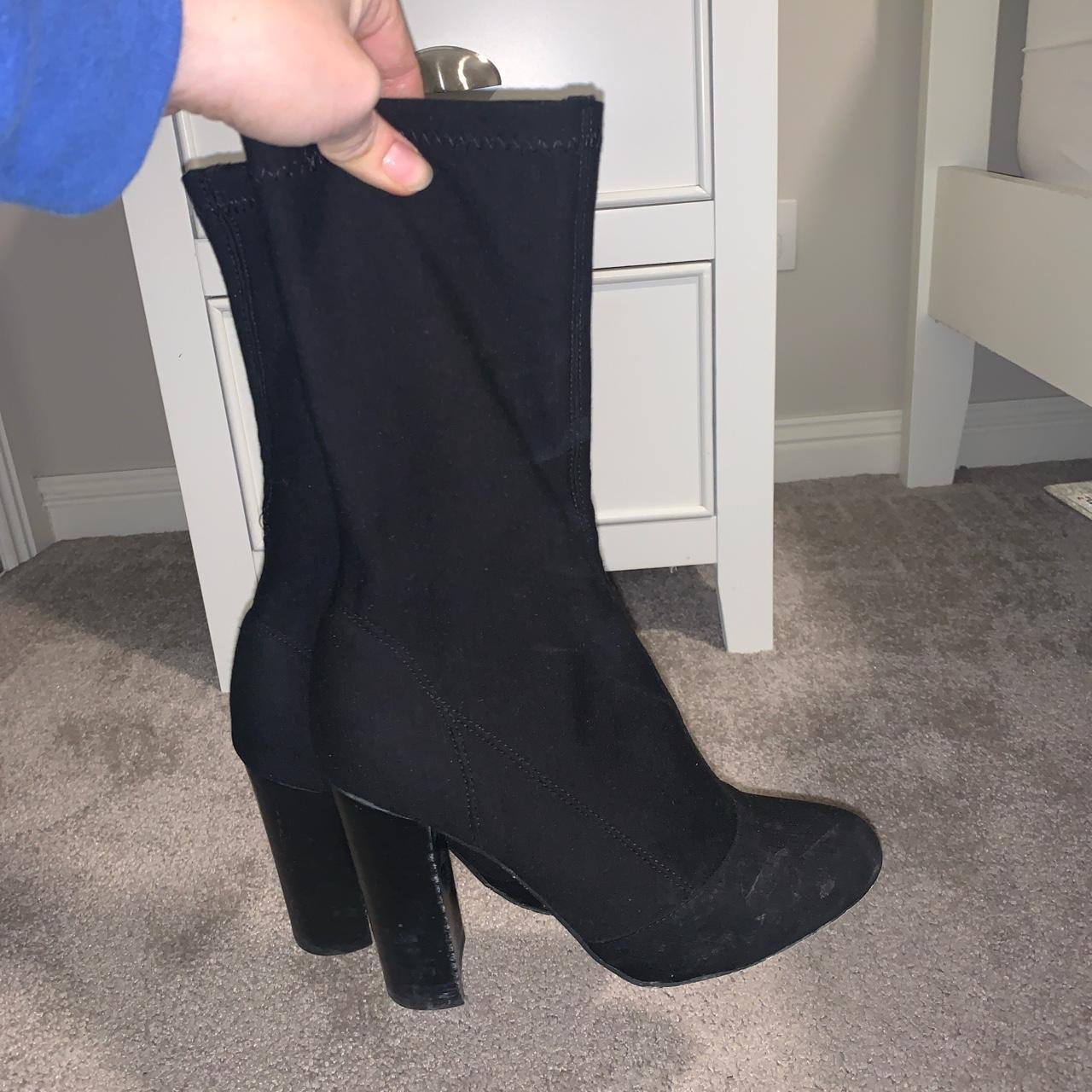 Wayne Cooper sock high heel boots Black Only... Depop