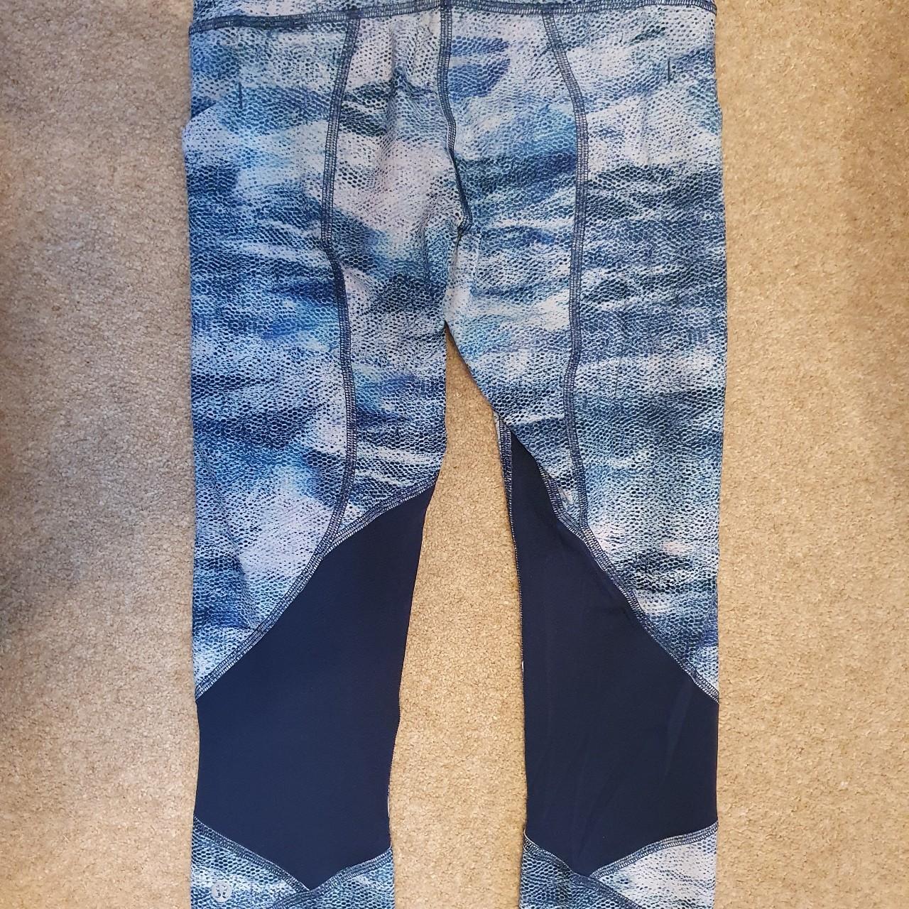 Lululemon 1/2 length running leggings. Pocket at... Depop