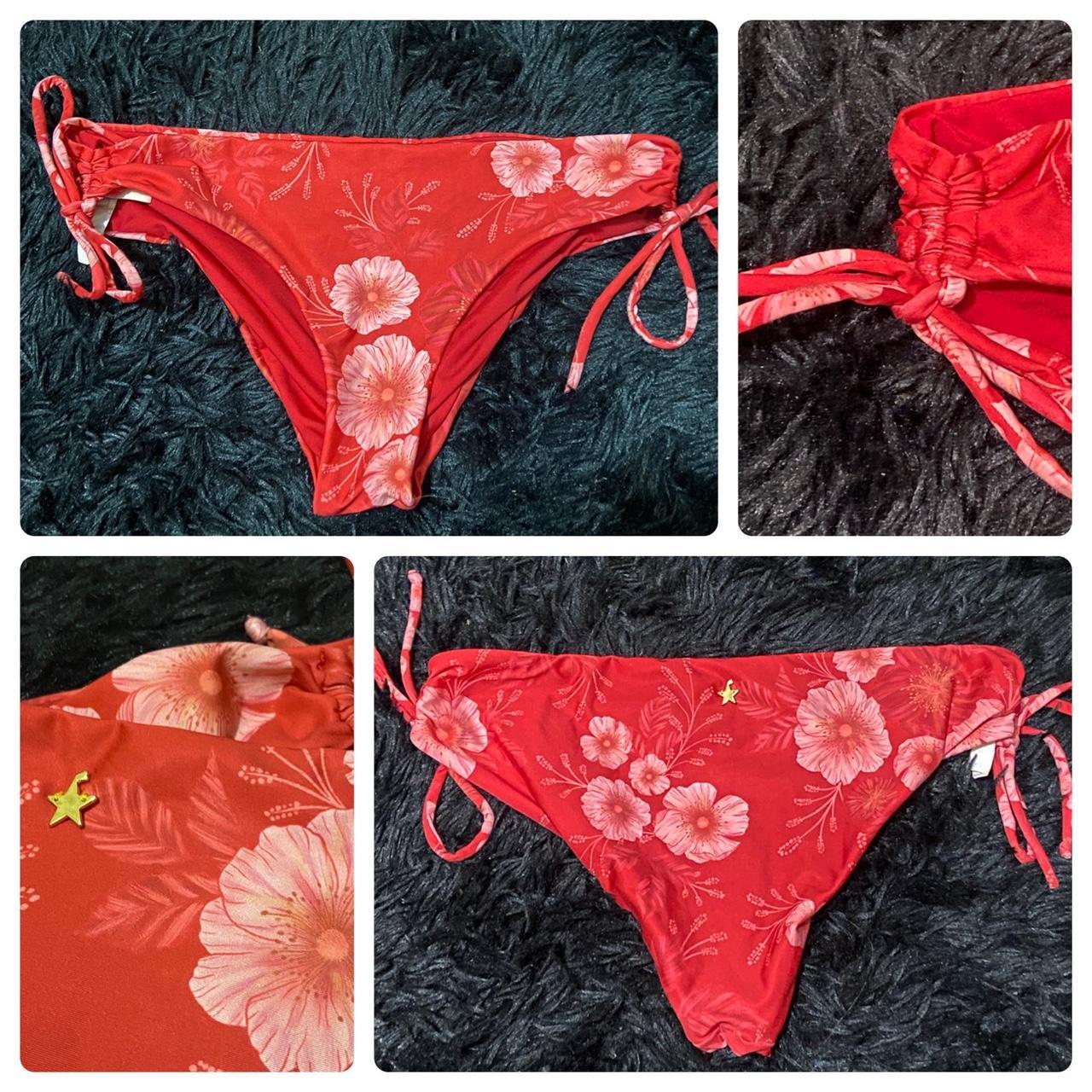 beautiful 2 piece swimsuit. Hawaiian pattern.... Depop