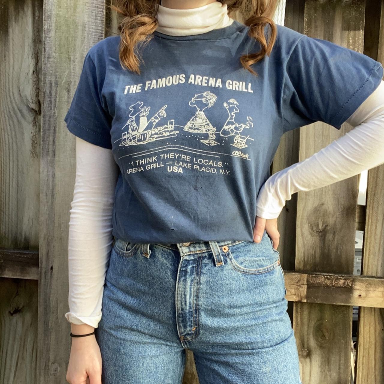 Vintage Lake Placid Graphic Tee This is an Arena... - Depop