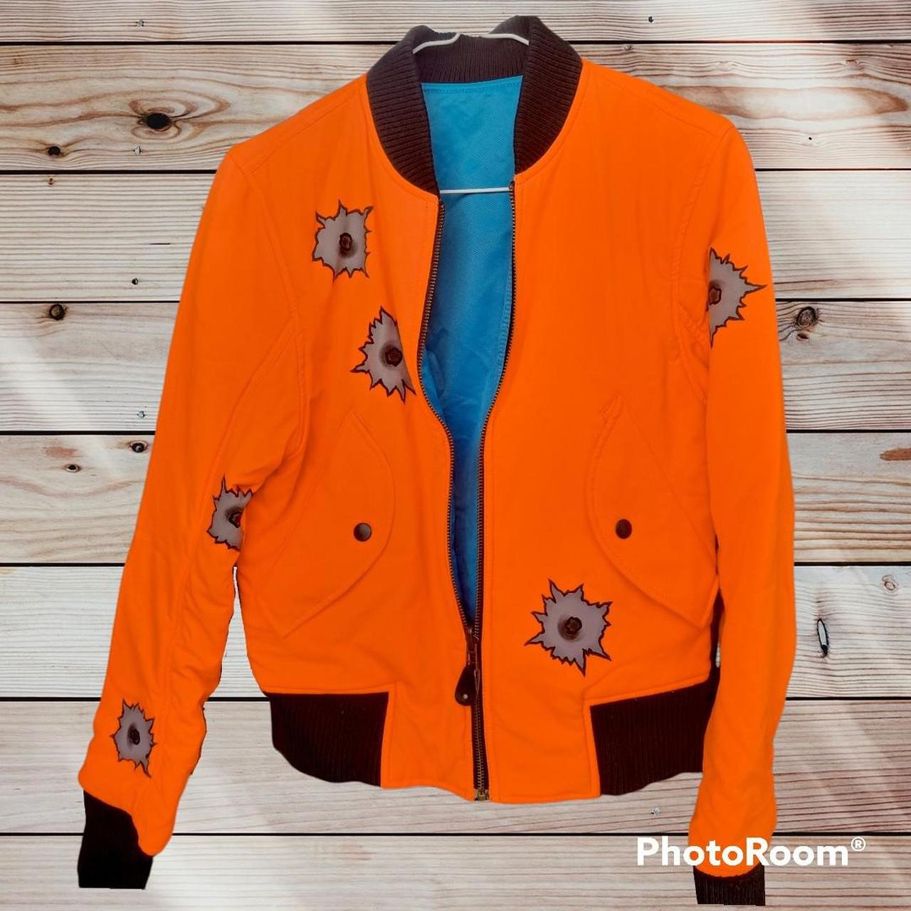 Jeremy Scott X Adidas Bullet Hole Jacket Size is | Depop