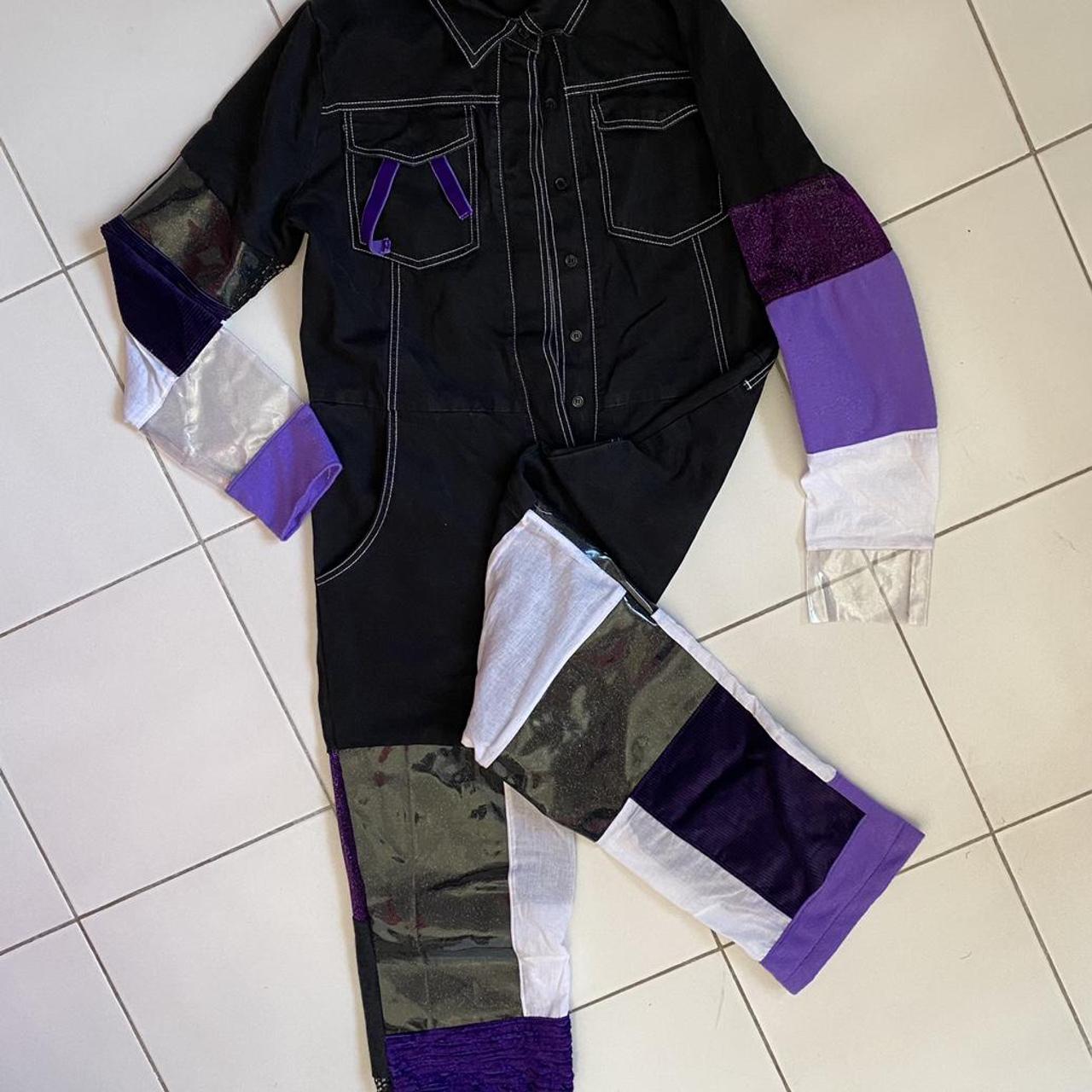 Women's Black and Purple Suit (2)