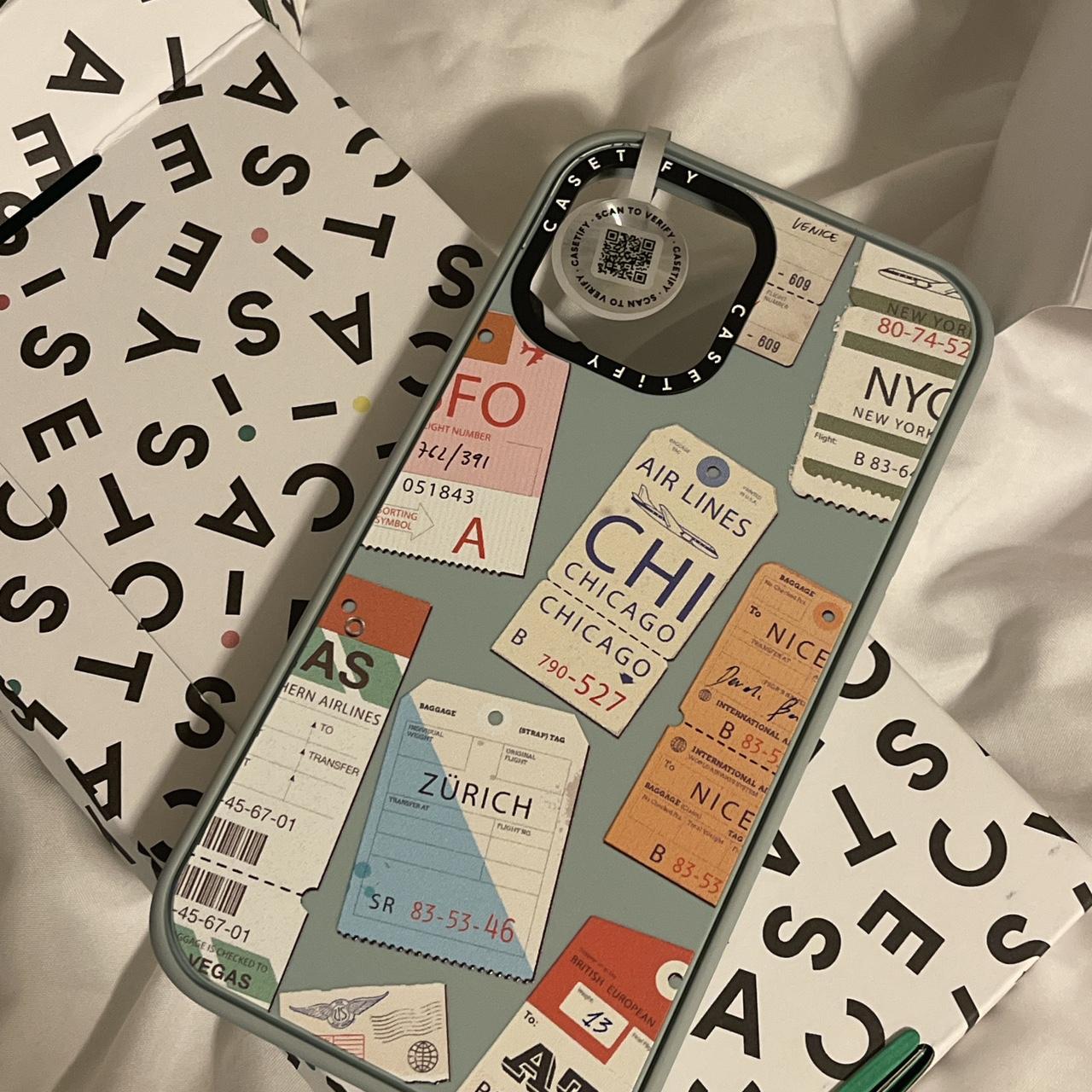 Casetify iPhone 12+ Luggage Tag Case BRAND NEW... Depop