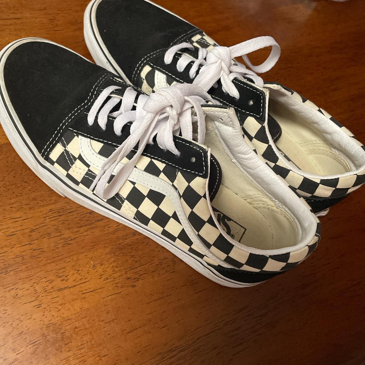 Vans old skool hot sale checkerboard cream