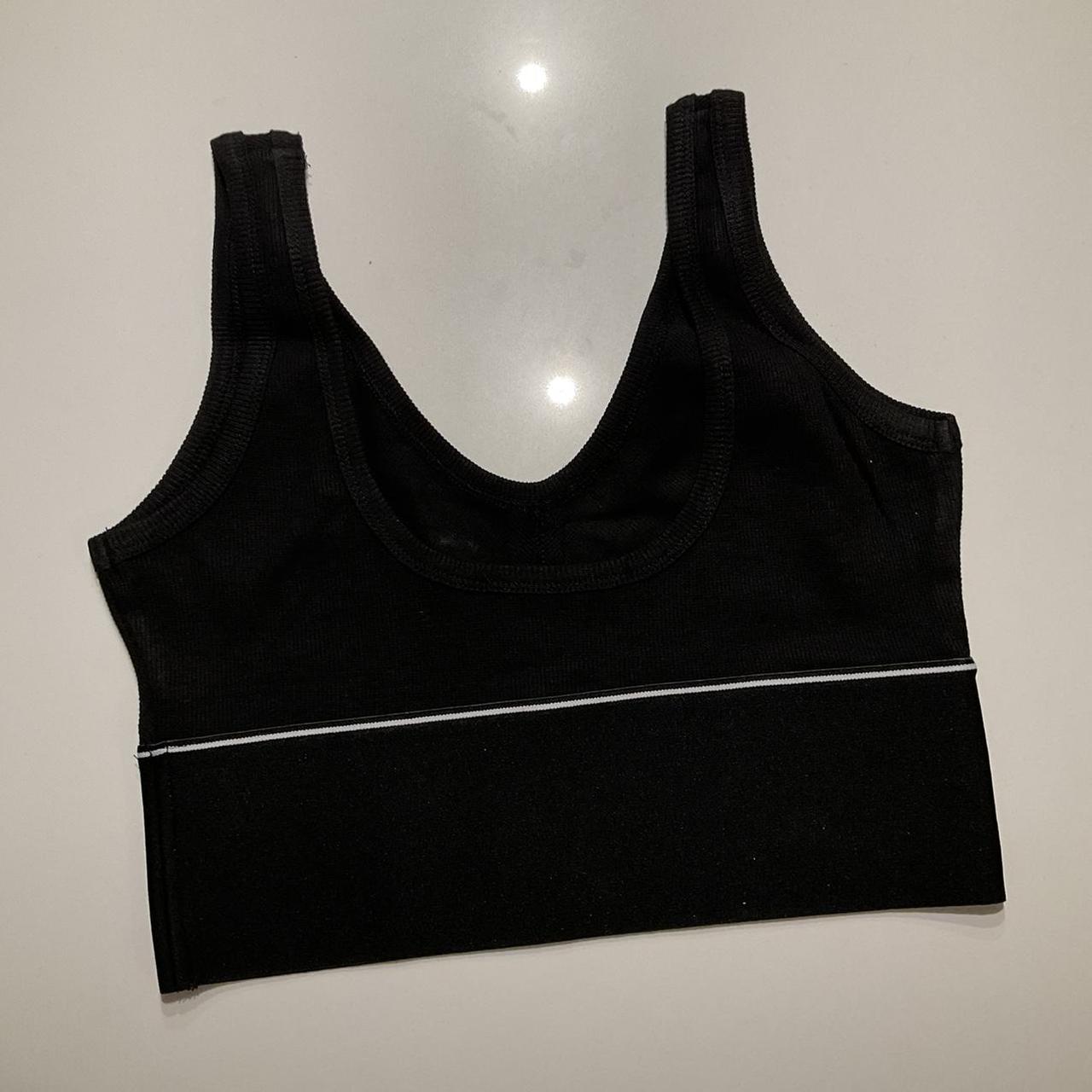 Alexander Wang Logo Elastic Bra Black Top. Brand | Depop Alexander Wang Logo Elastic Bra Black Top. Brand | Depop