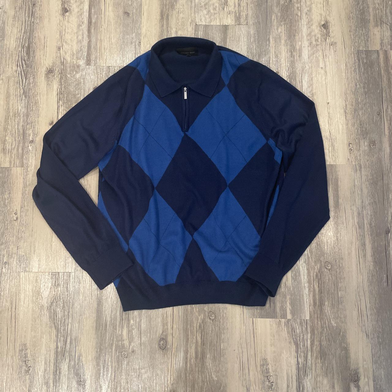 Product Image 1 - 90s inspired argyle sweater
Size :
