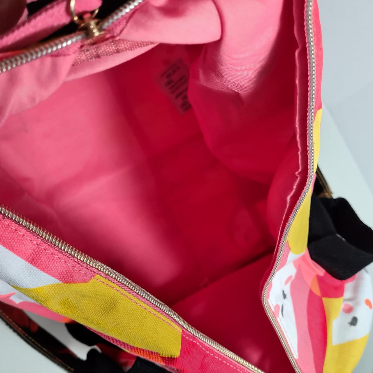 Women's Pink and Orange Bag Depop