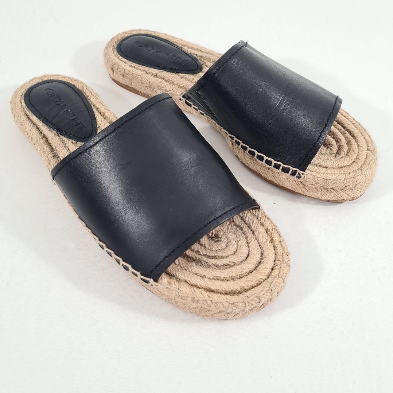 Product Image 1 - Coach Claudia Espadrille Slide Sandals