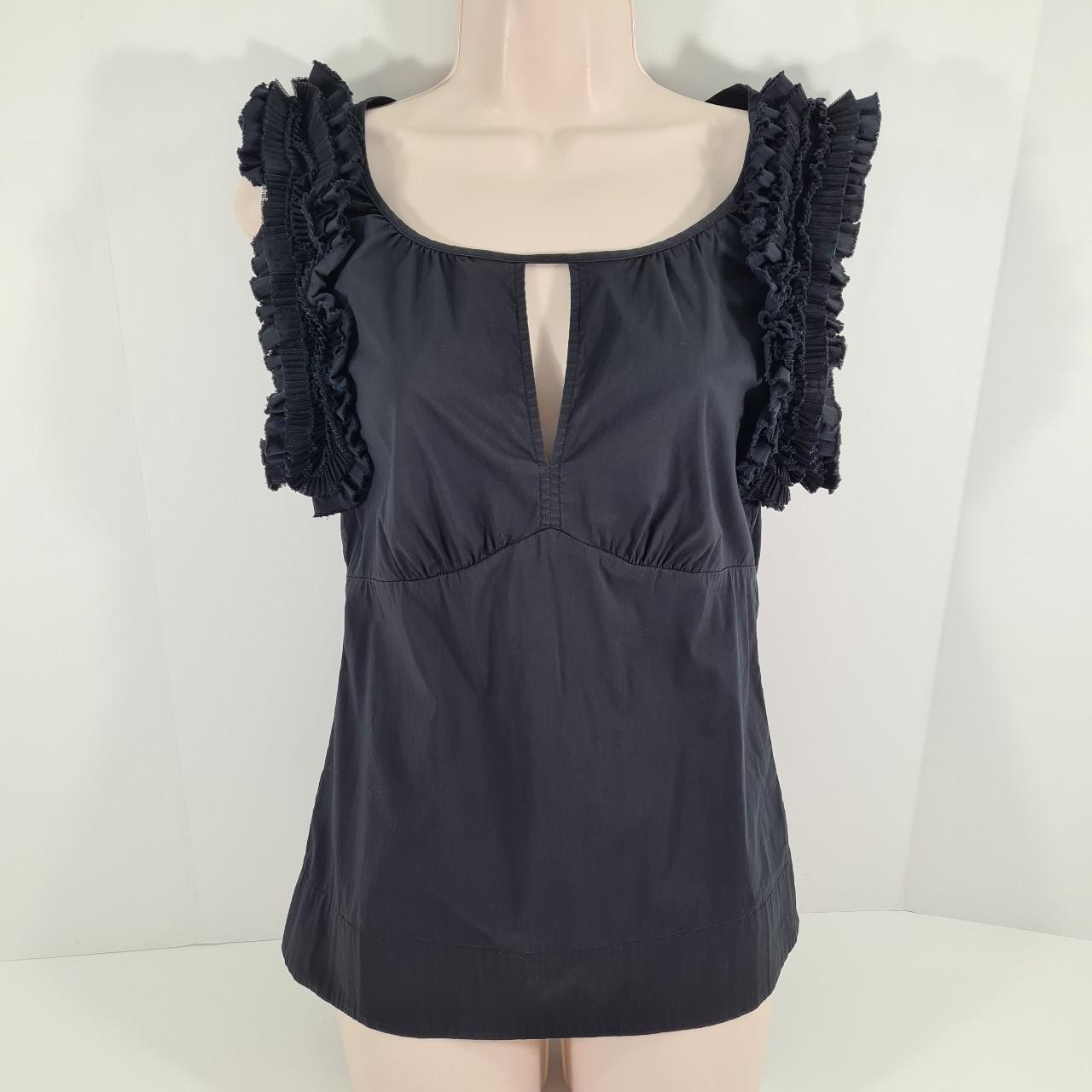 Bcbg sales ruffle top