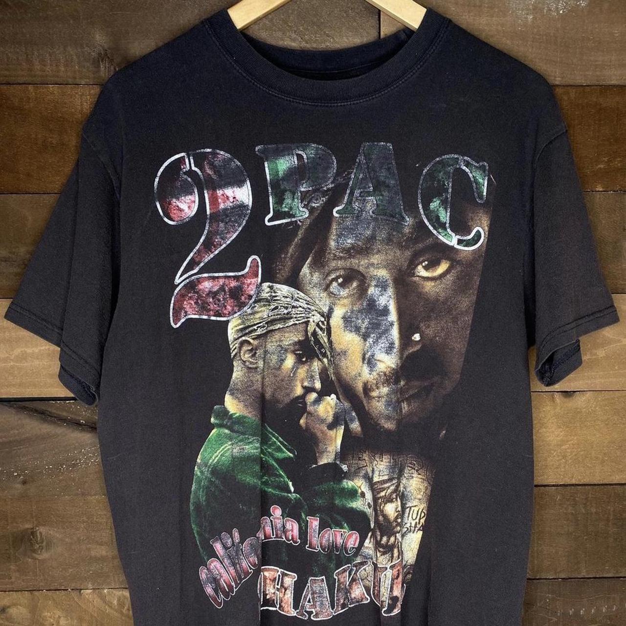 大阪売れ済 90sビンテージ 2PAC 2パック RAP TEE Tシャツ euro.com.br