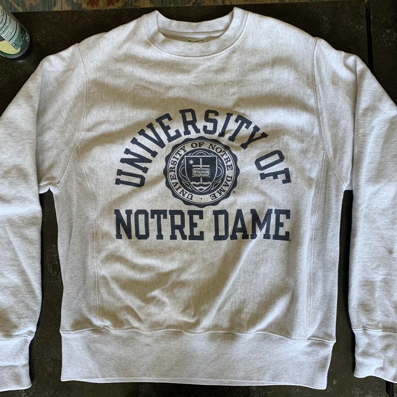 University Of cheapest Notre Dame Champion Crewne