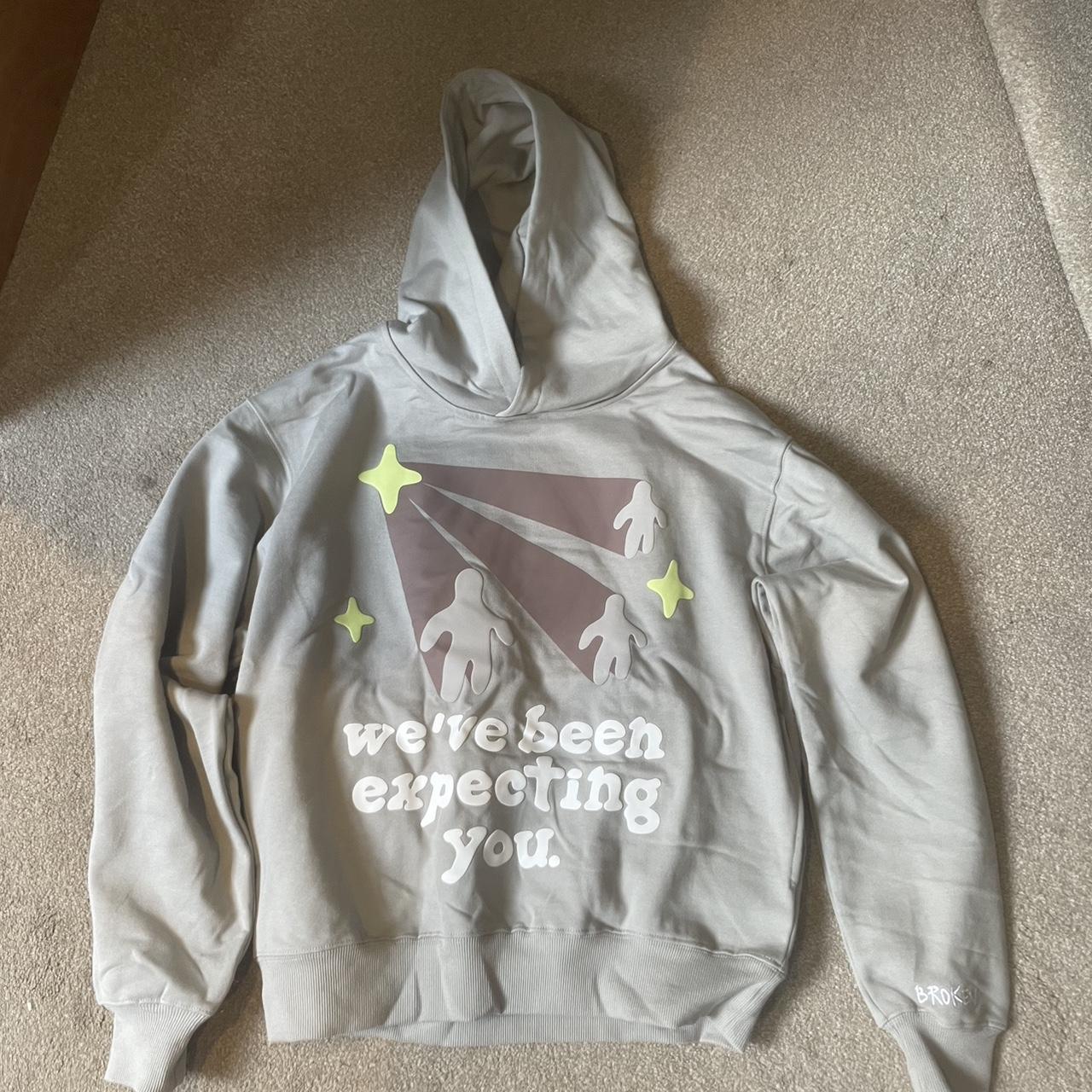 Men's Silver and Grey Hoodie | Depop