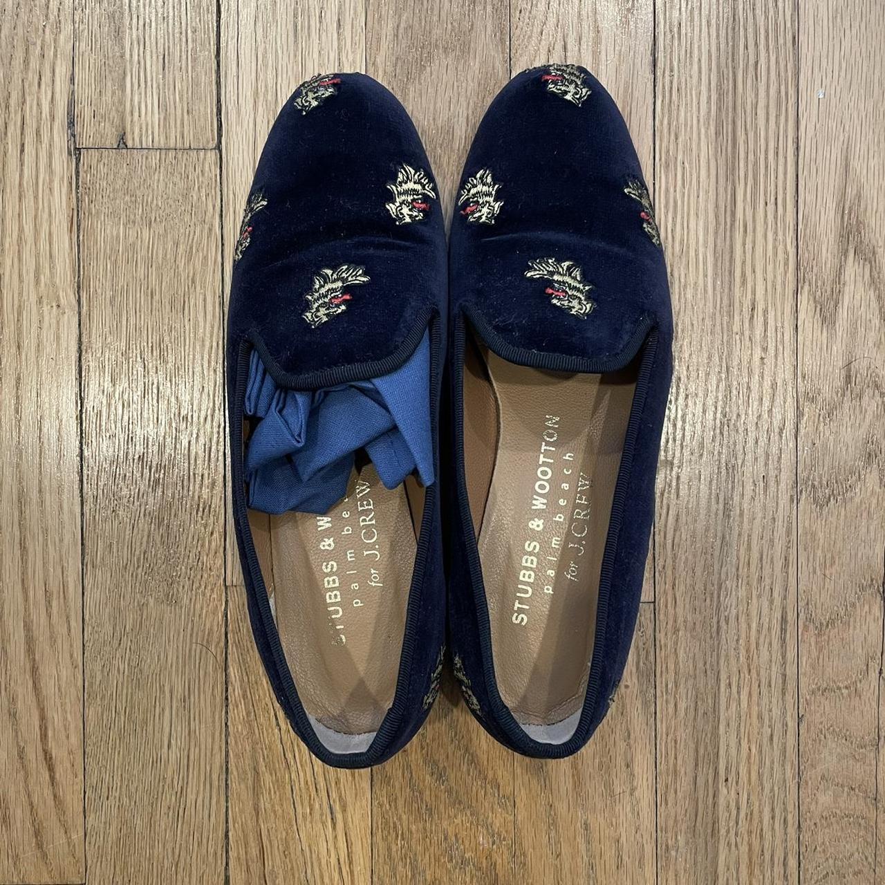 Del Toro Women's Blue and Gold Loafers