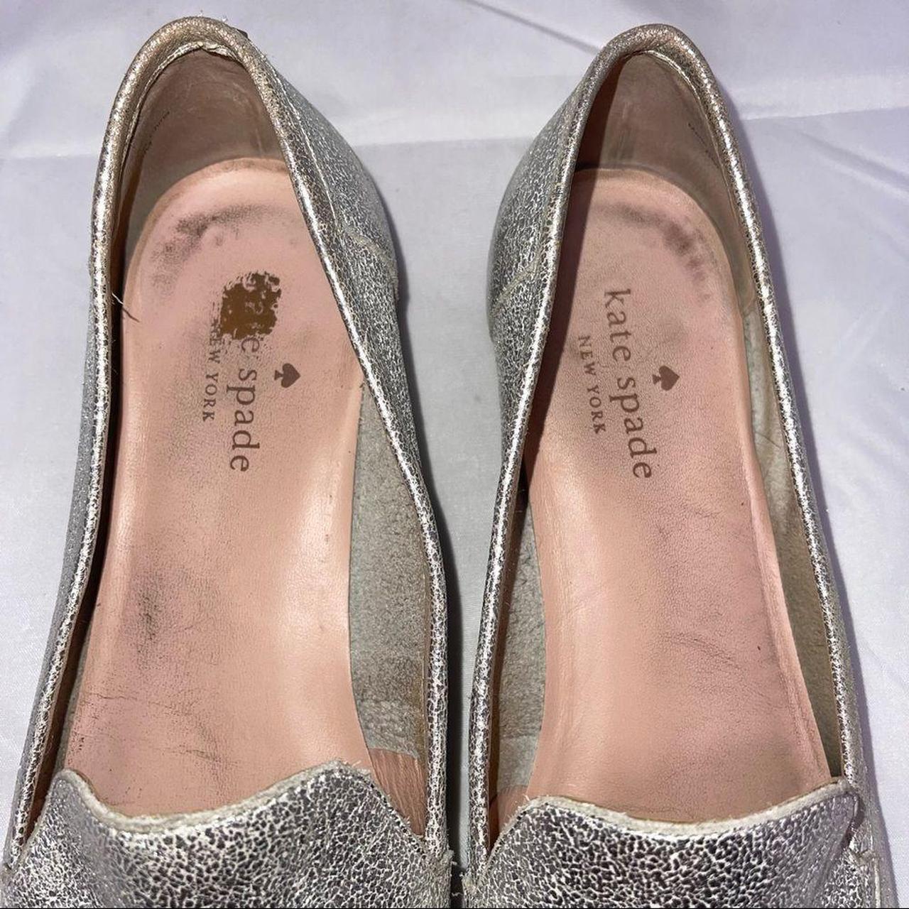 Kate Spade New York  Women's Silver Loafers (4)
