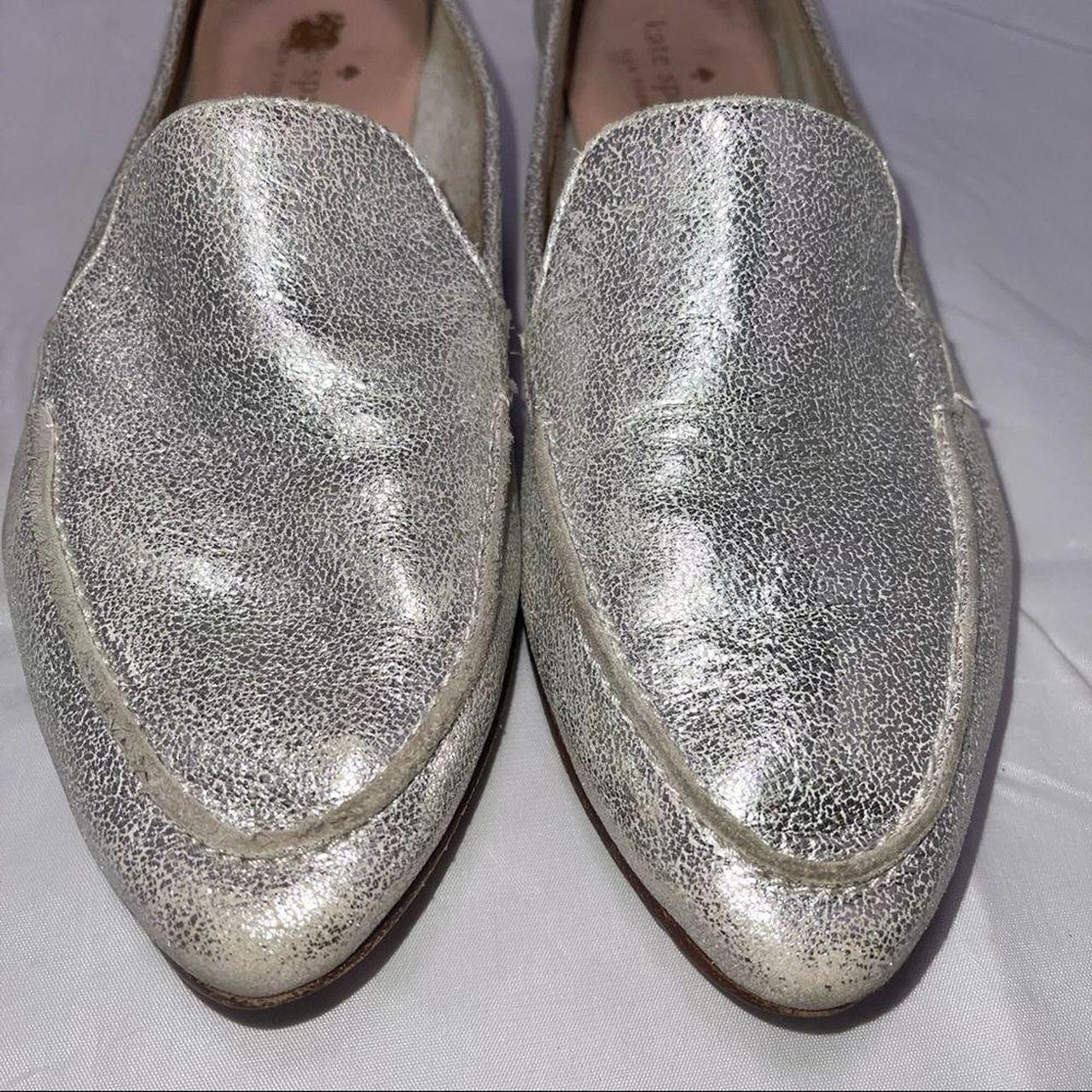 Kate Spade New York  Women's Silver Loafers (3)