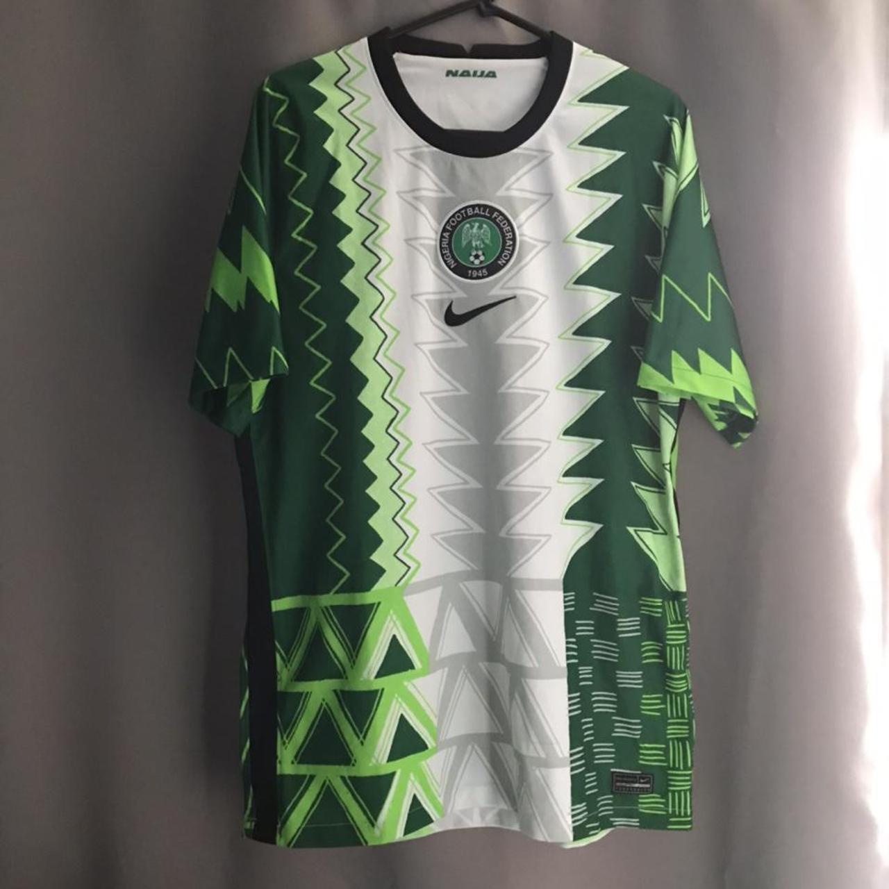 Nigeria football shirt 2020 2021 soccer jersey... - Depop