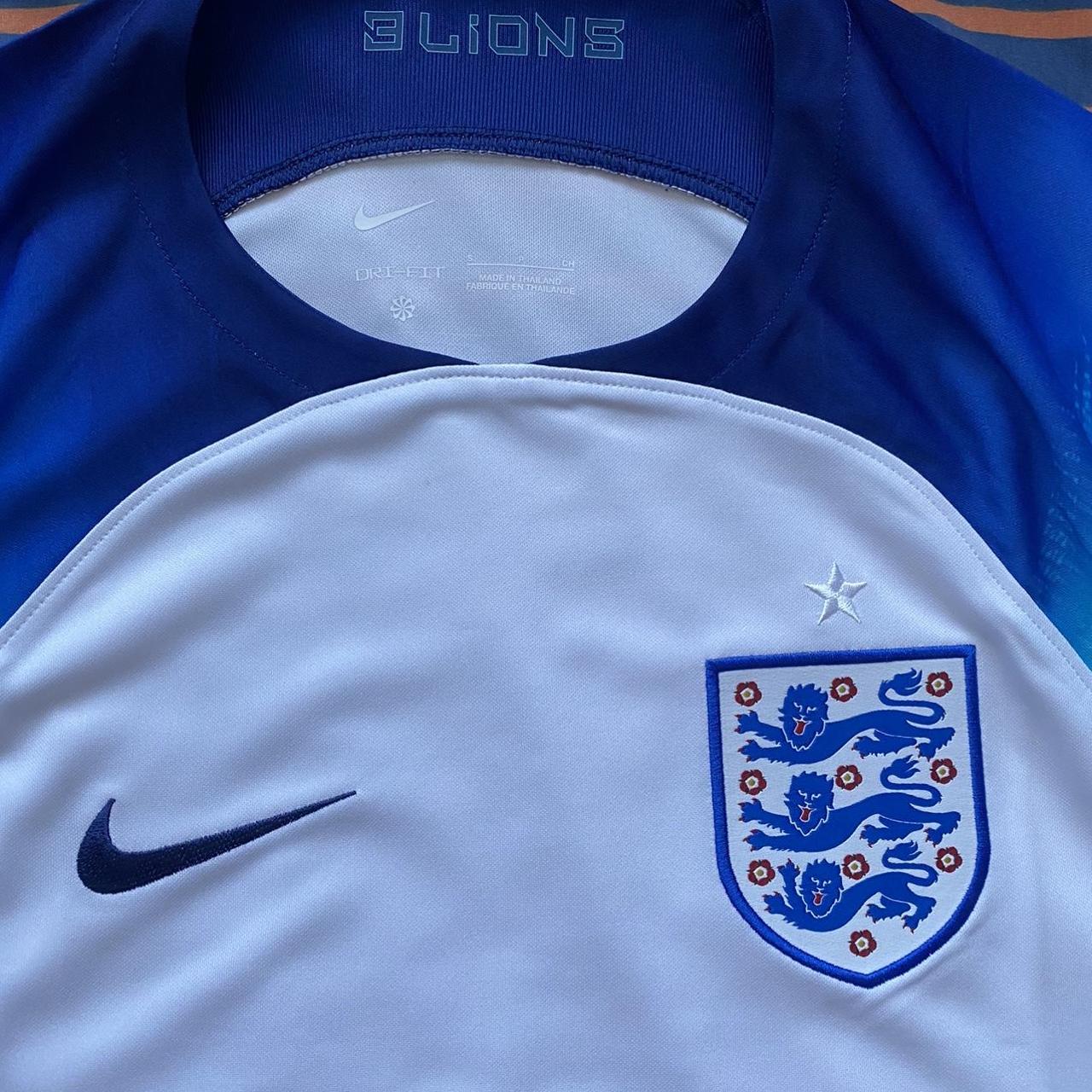England football shirt 2022 home Soccer jersey kit... Depop
