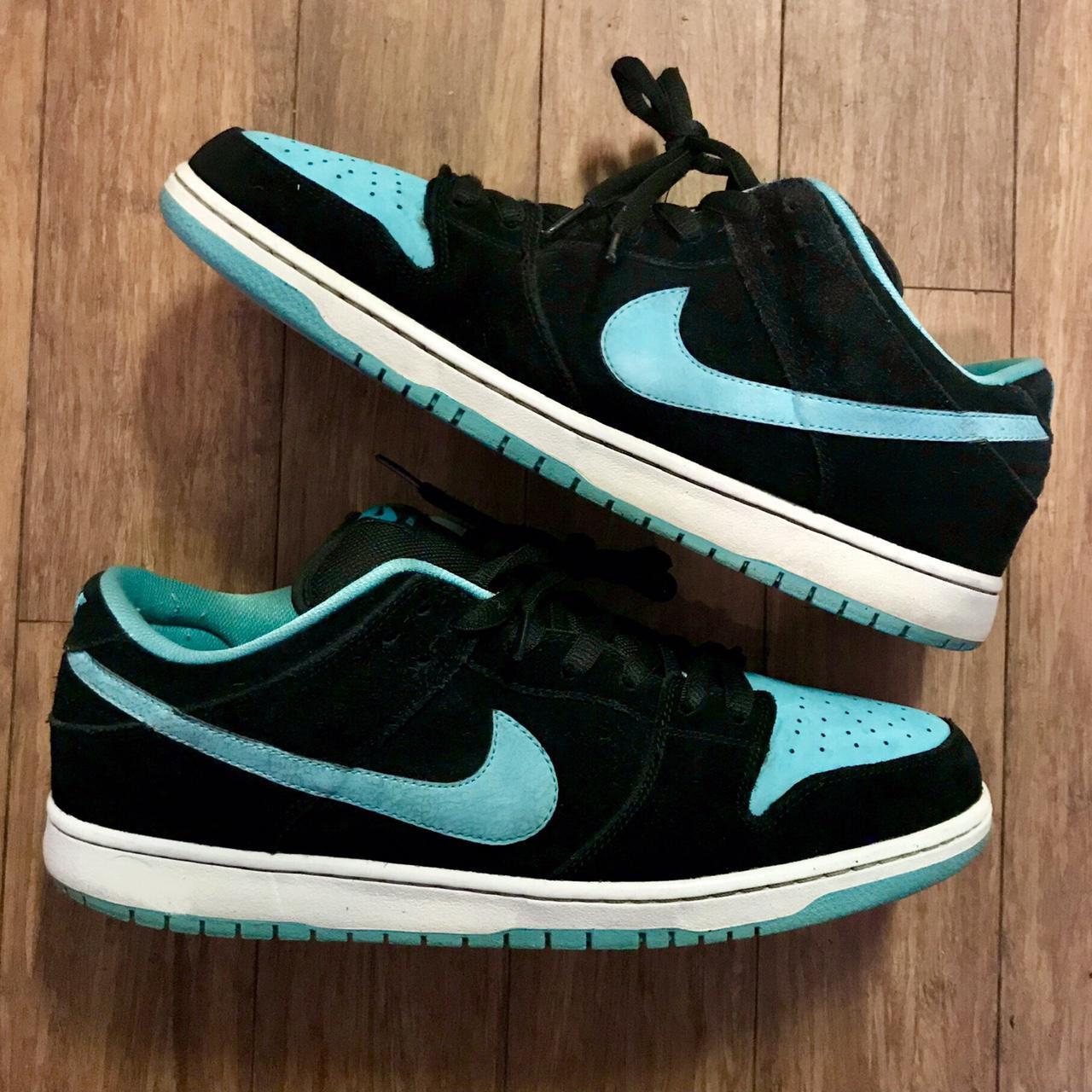 nike dunk low sb clear jade