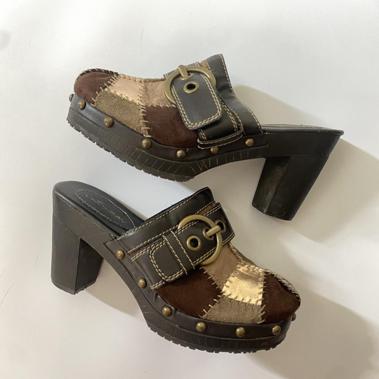 Union Bay Women's Brown and Gold Clogs
