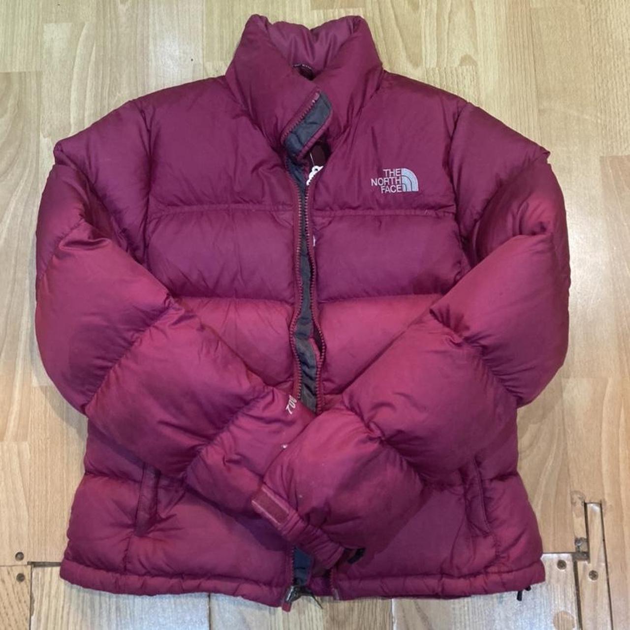 Pink north face puffer jacket Women’s size small-... - Depop