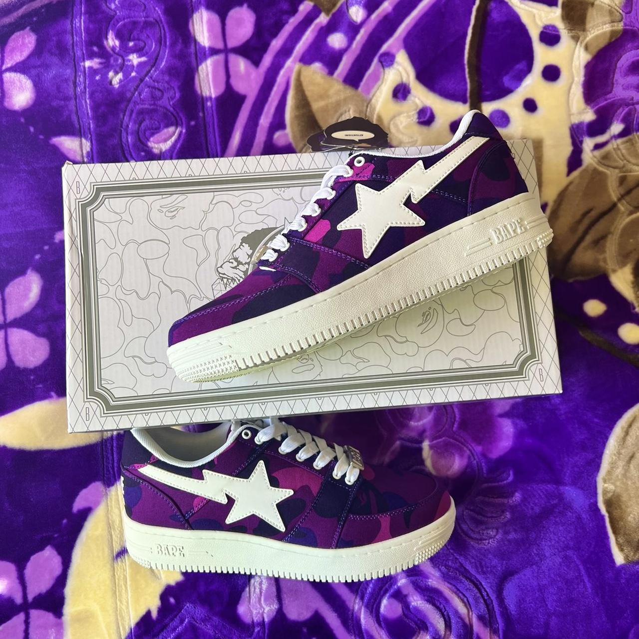 purple bapesta