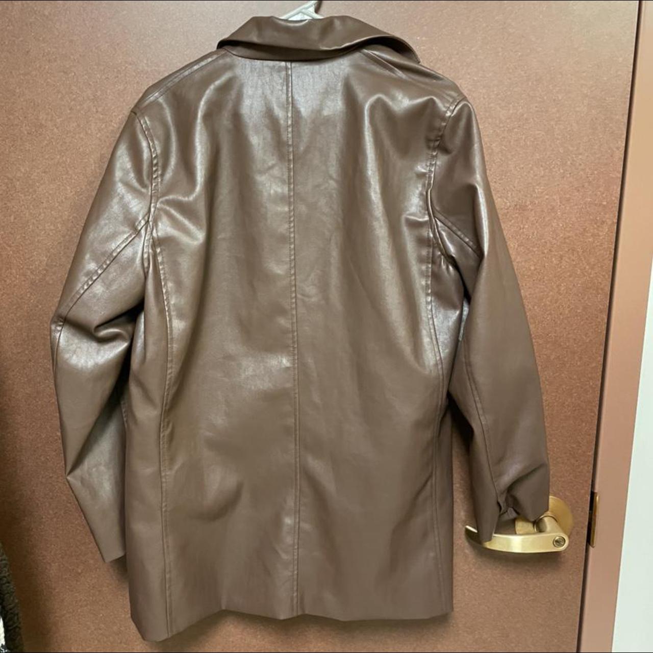 motel rocks leather blazer