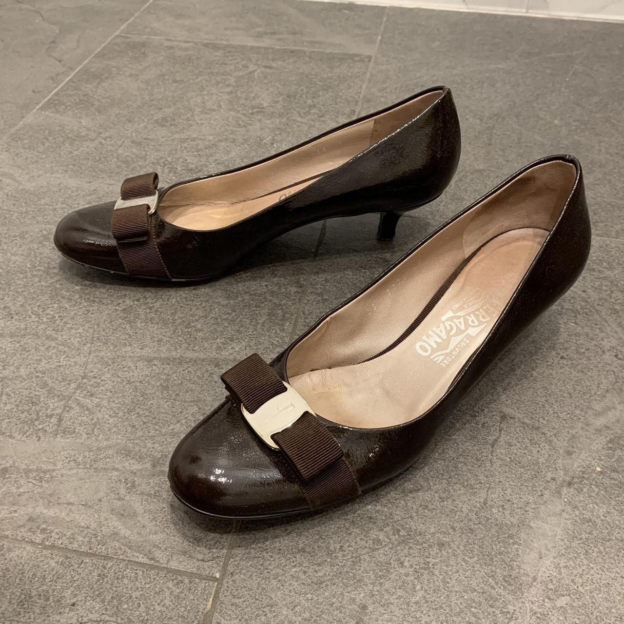 ferragamo black heels