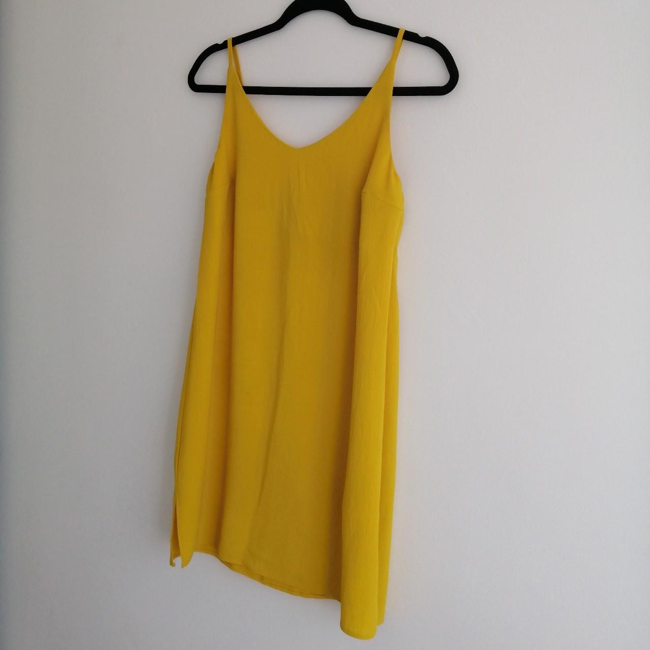 Primark Women's Yellow Dress Depop