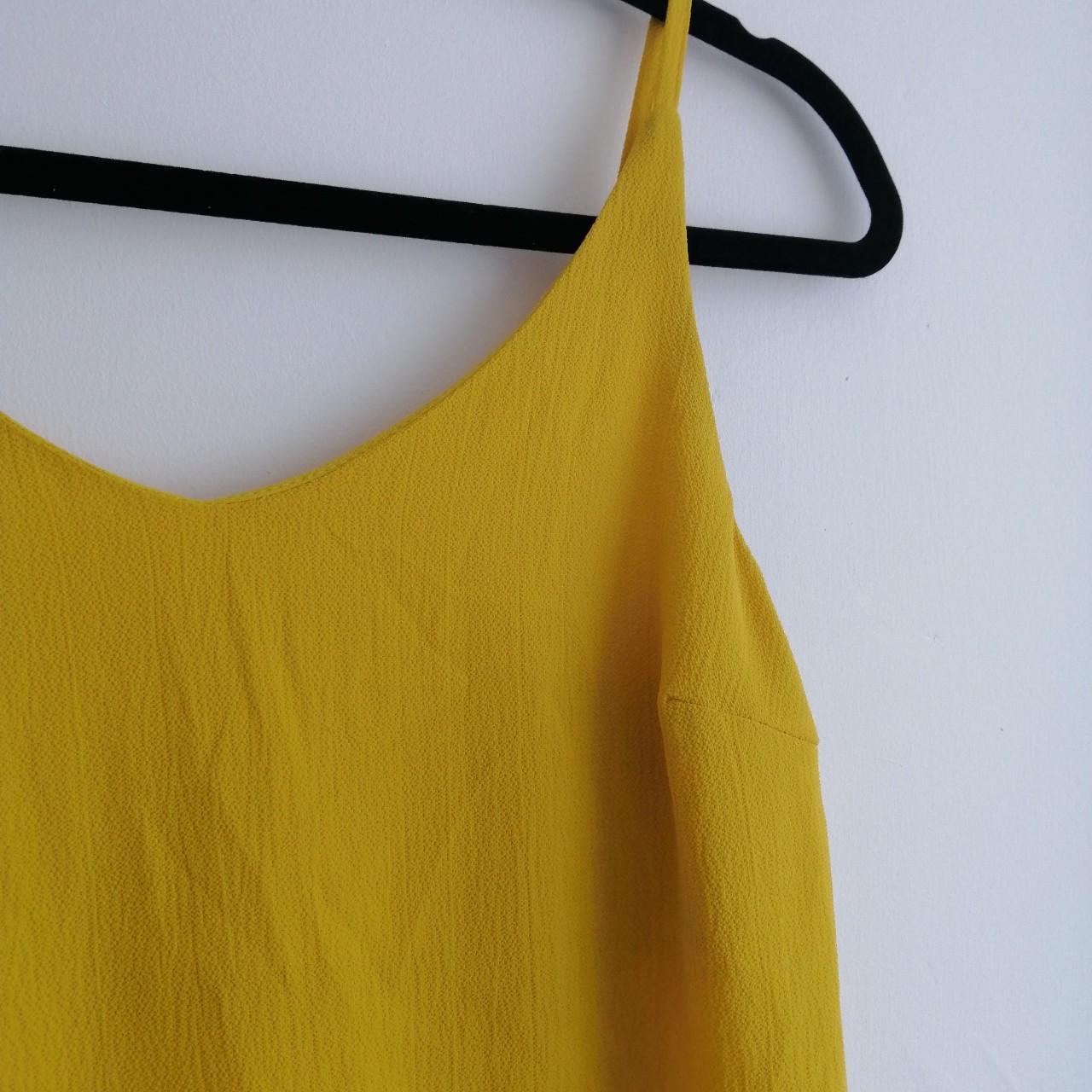Primark Women's Yellow Dress Depop