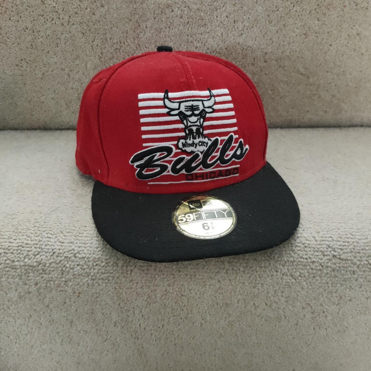 New Era Men's Red and Green Hat | Depop