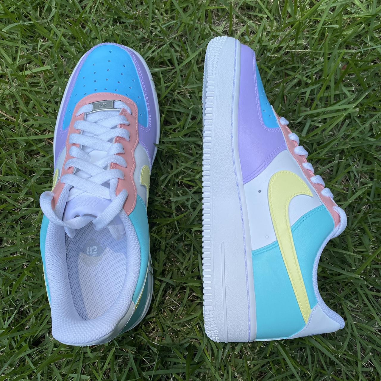 acrylic paint on air force ones
