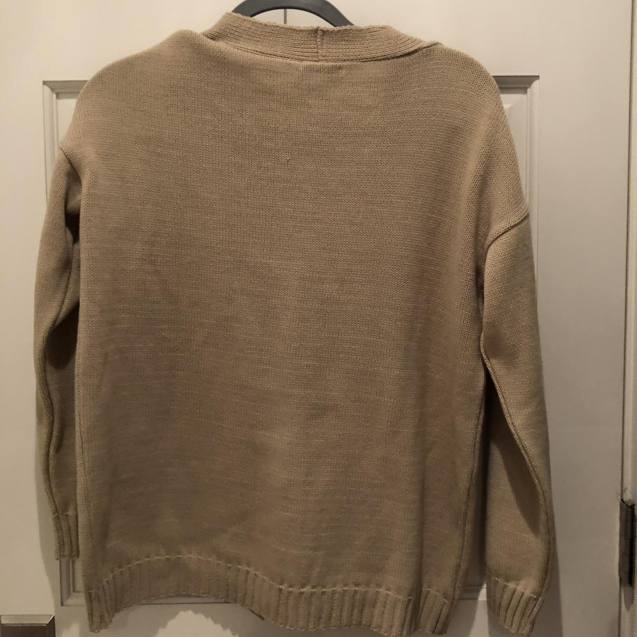 I Saw It First Women's Tan and Brown Jumper (2)
