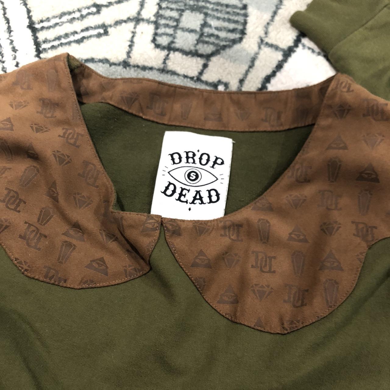 Dropdead Women's Brown and Green Sweatshirt (3)