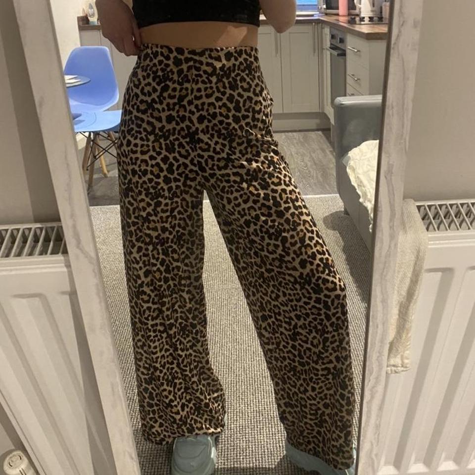 Animal Print Trousers  Wide  Cropped Trousers  Next
