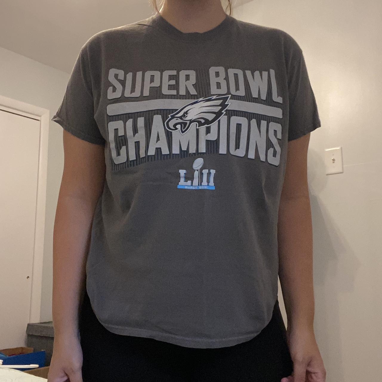 Gildan, Shirts, Philadelphia Eagles Super Bowl Lii Champions Tee