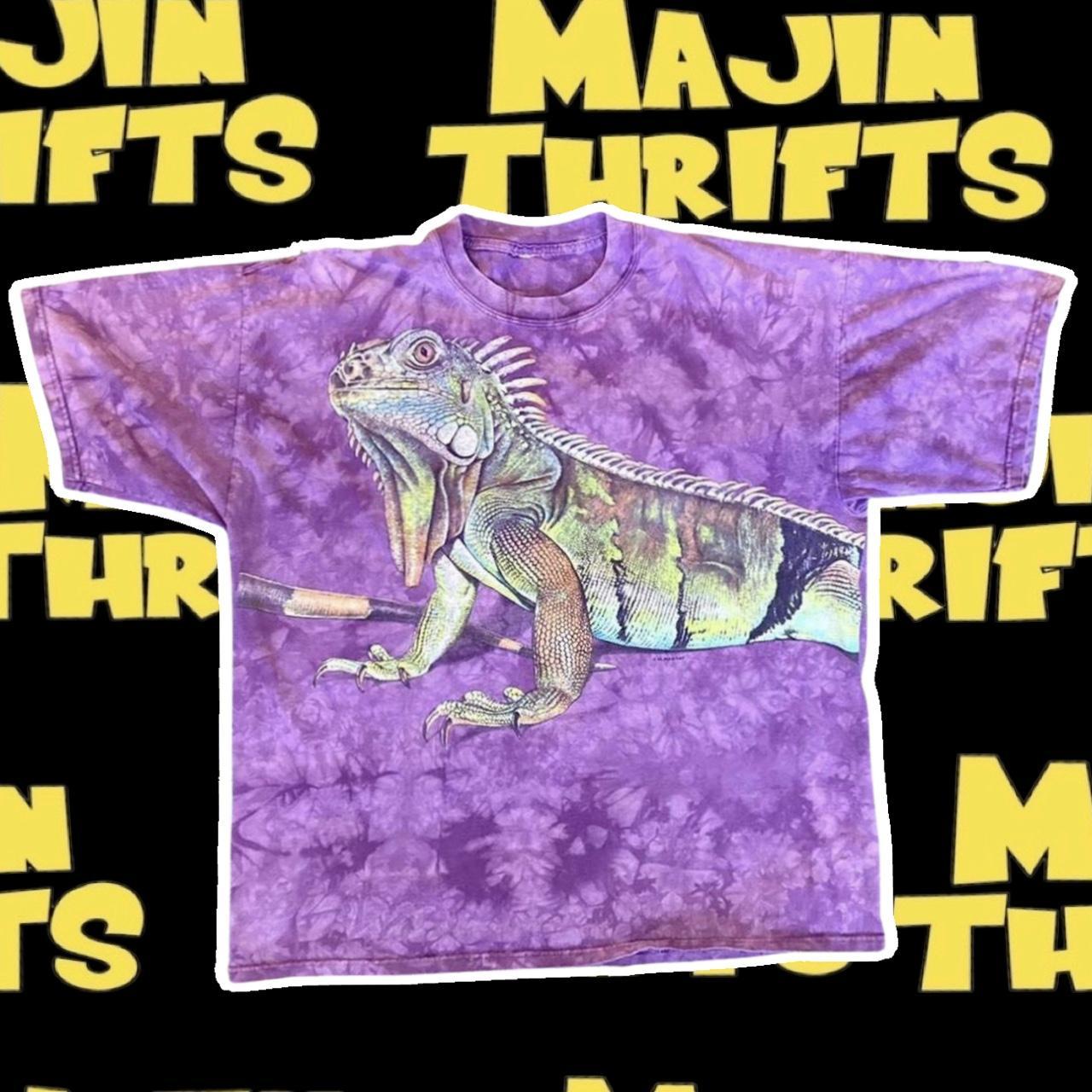 Purple, Green, and White Tie Dye Shirt (S) · Dragonistic · Online