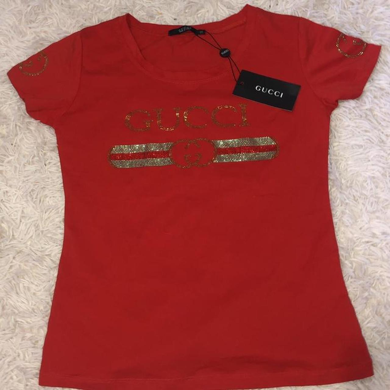 gucci rhinestone shirt