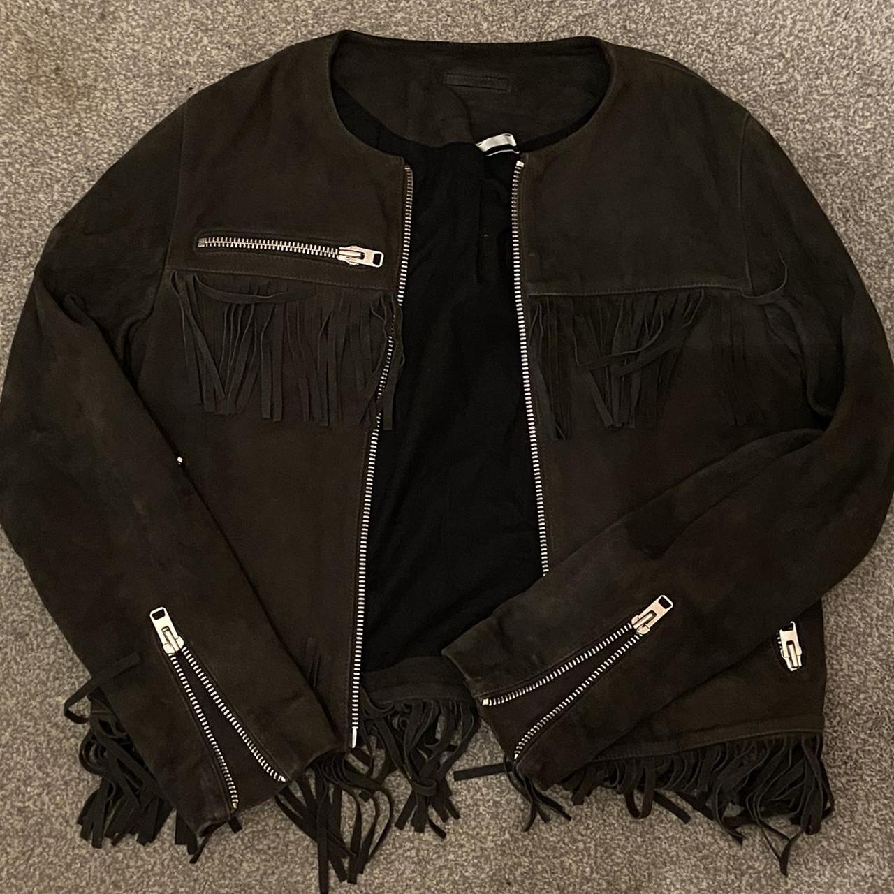 Vintage fringe jacket Vintage tassel jacket Fringe... Depop