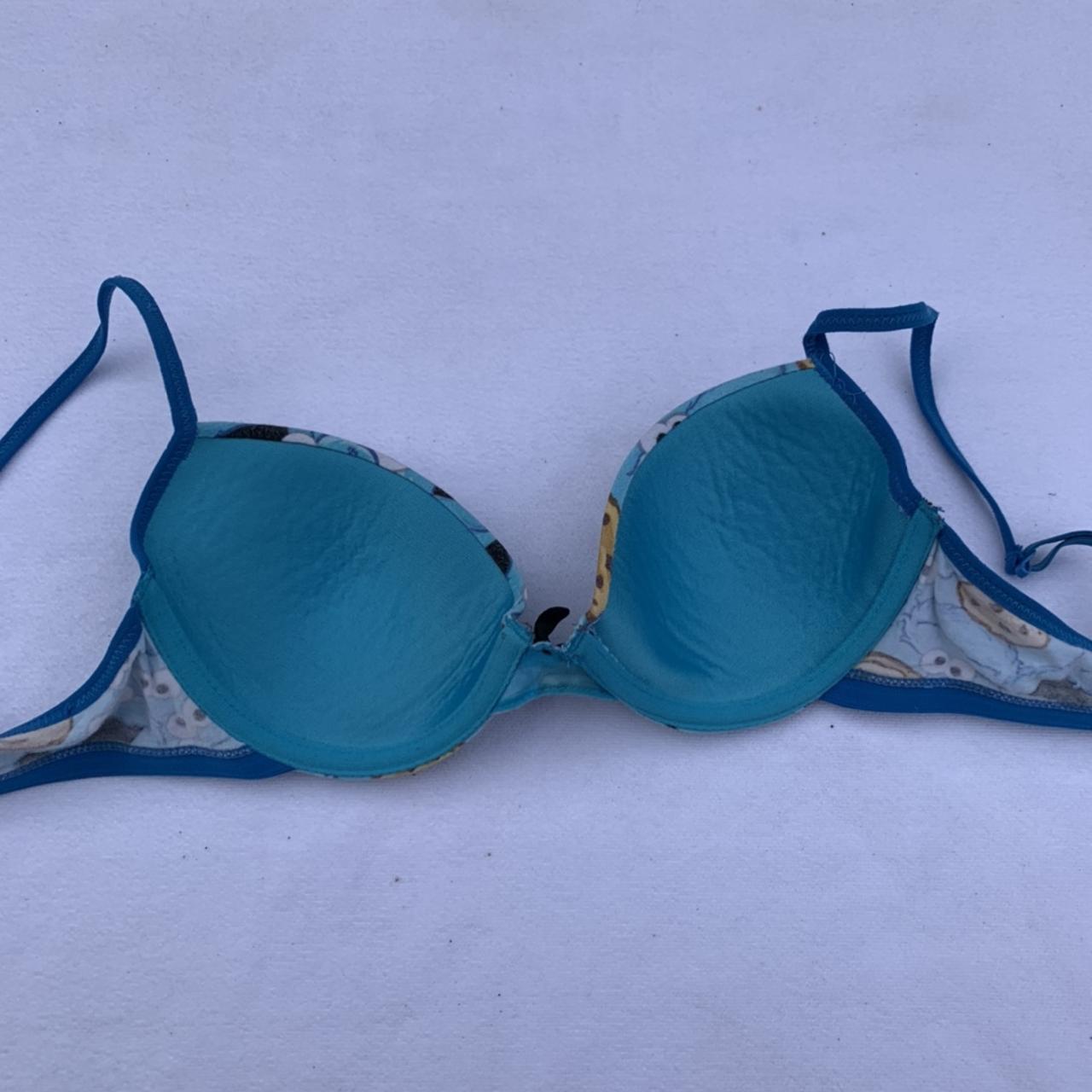 super unique COOKIE MONSTER BRA!!🍪💙🍪💙 cmon. you KNOW