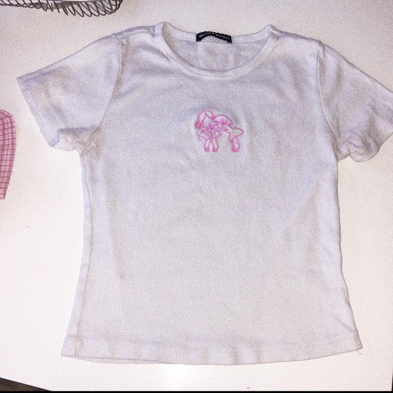 super cute brandy melville whispering girls top!... Depop