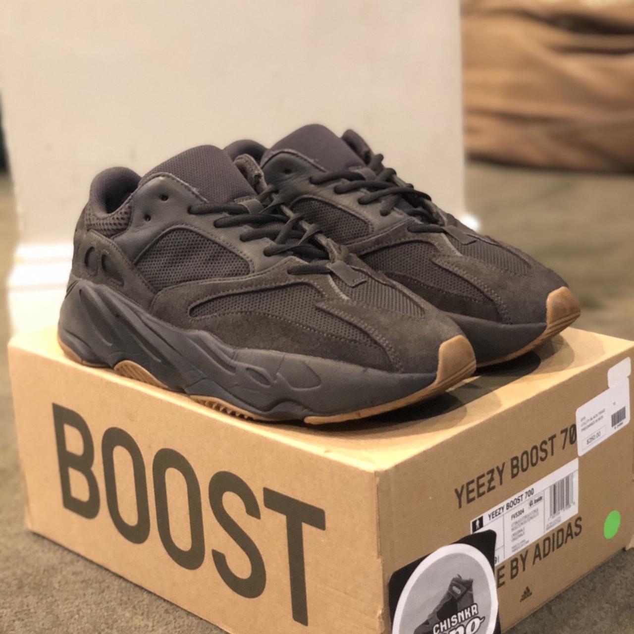 Yeezy 700 utility black sz-10 9/10 condo - Depop